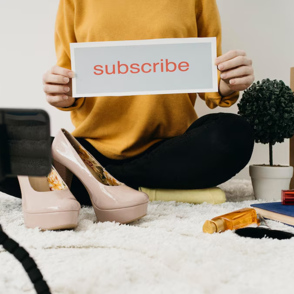 female-fashion-blogger-streaming-home-with-smartphone-subscribe-word_23-2148771595
